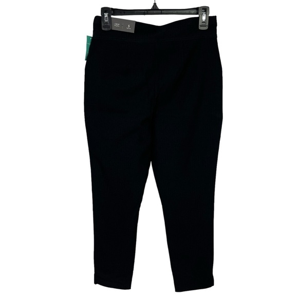 NWT Maurices Women’s Career Pull On Pants Sz Small Black High-Rise Crop Stretch - Picture 3 of 15